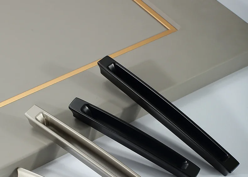 Description Picture 2 of itemLuxury Wardrobe Door Handle Modern and Simple Cabinet Door Handle Stainless Steel Cabinet Door Handle Drawer Hardware