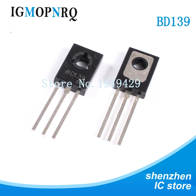 BD139 + BD140 TO-126 NPN 1.5A 80V NPN Epitaxial Triode Transistor 100pcs 50PCS BD139 + 50PCS BD140 D139+D140 new bjt transistor transistors kit