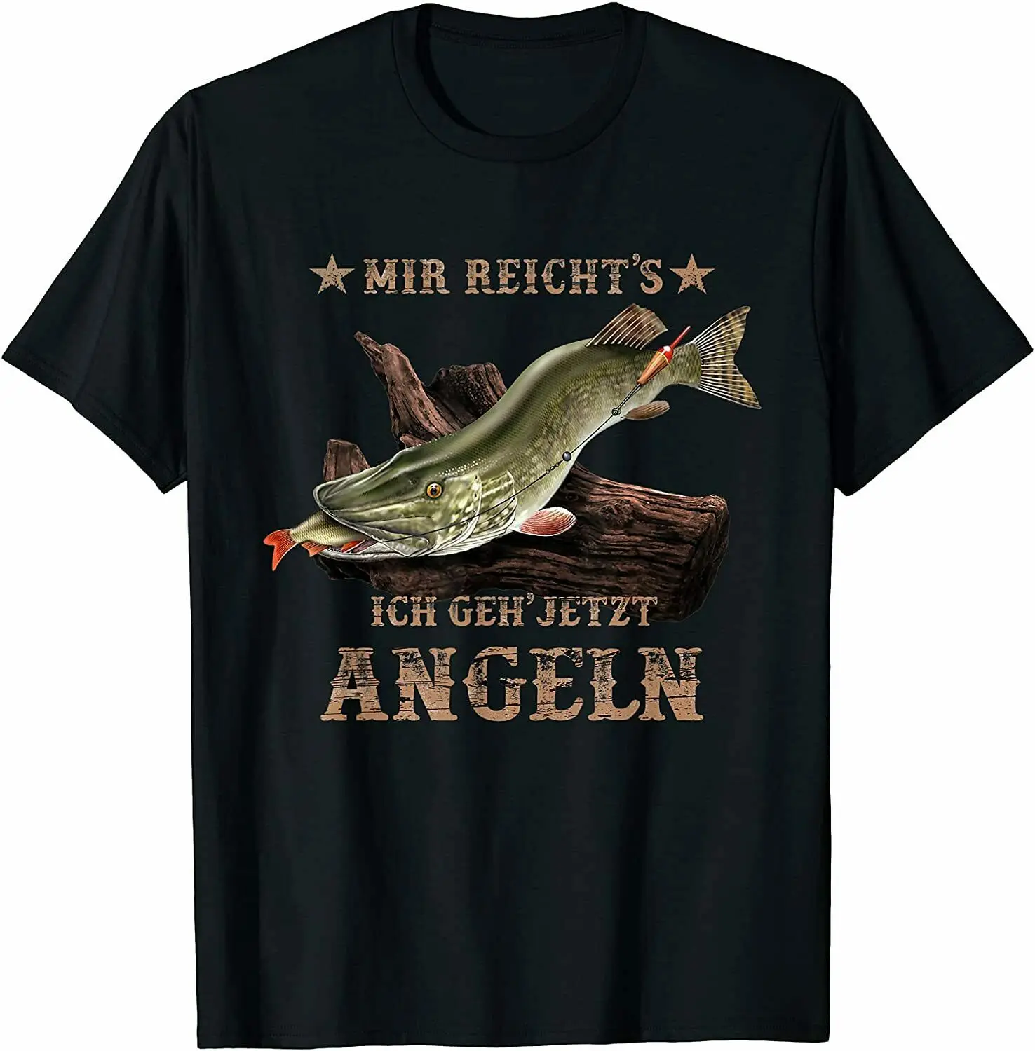 Neu soğutucu Hecht Angler Spruch Mir reichts ich geh jetzt angeln