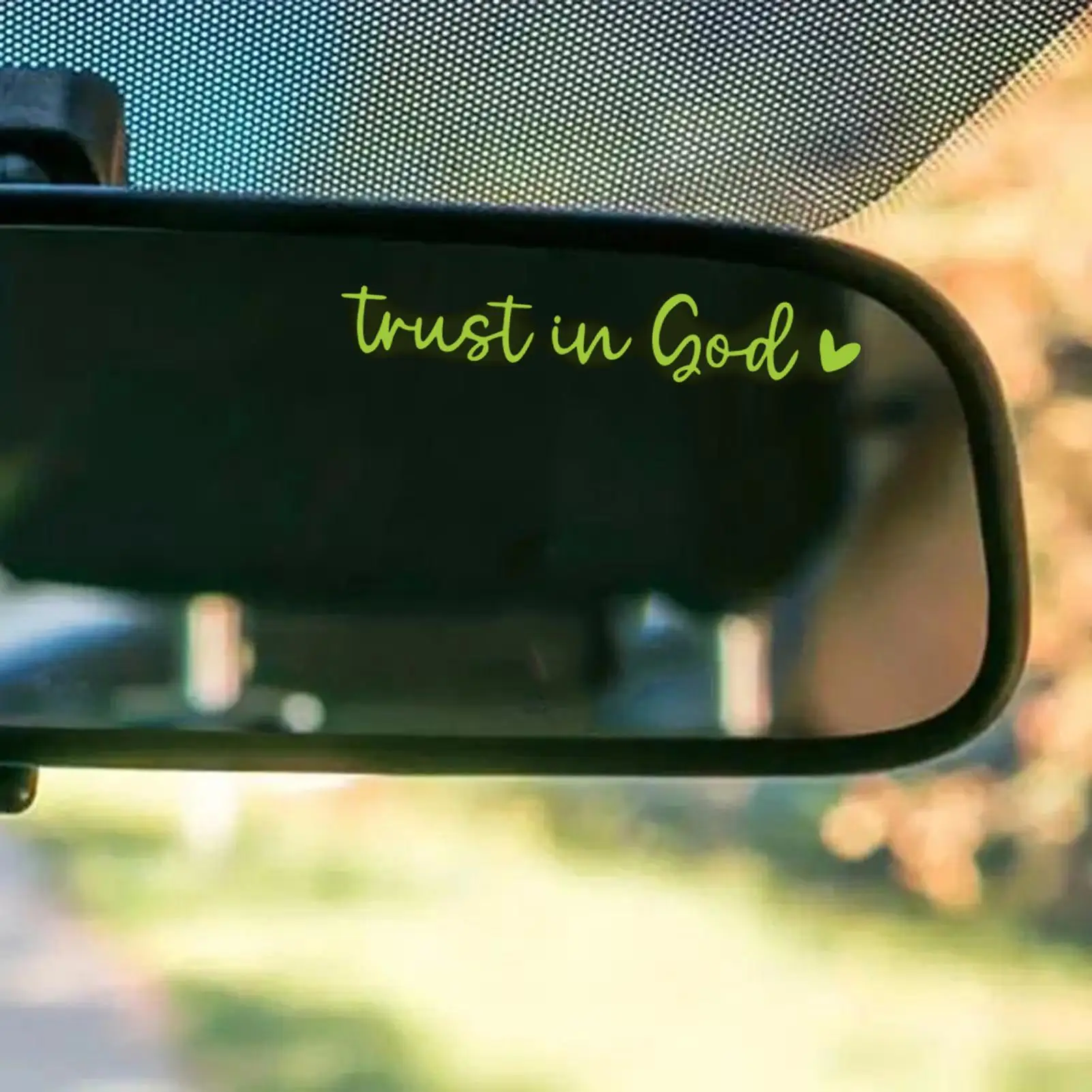 2 Pieces Car Window Stickers Trust In God Vehicles Window Decals Car Stickers Car Stickers And Decals for Family Friends Mom Dad