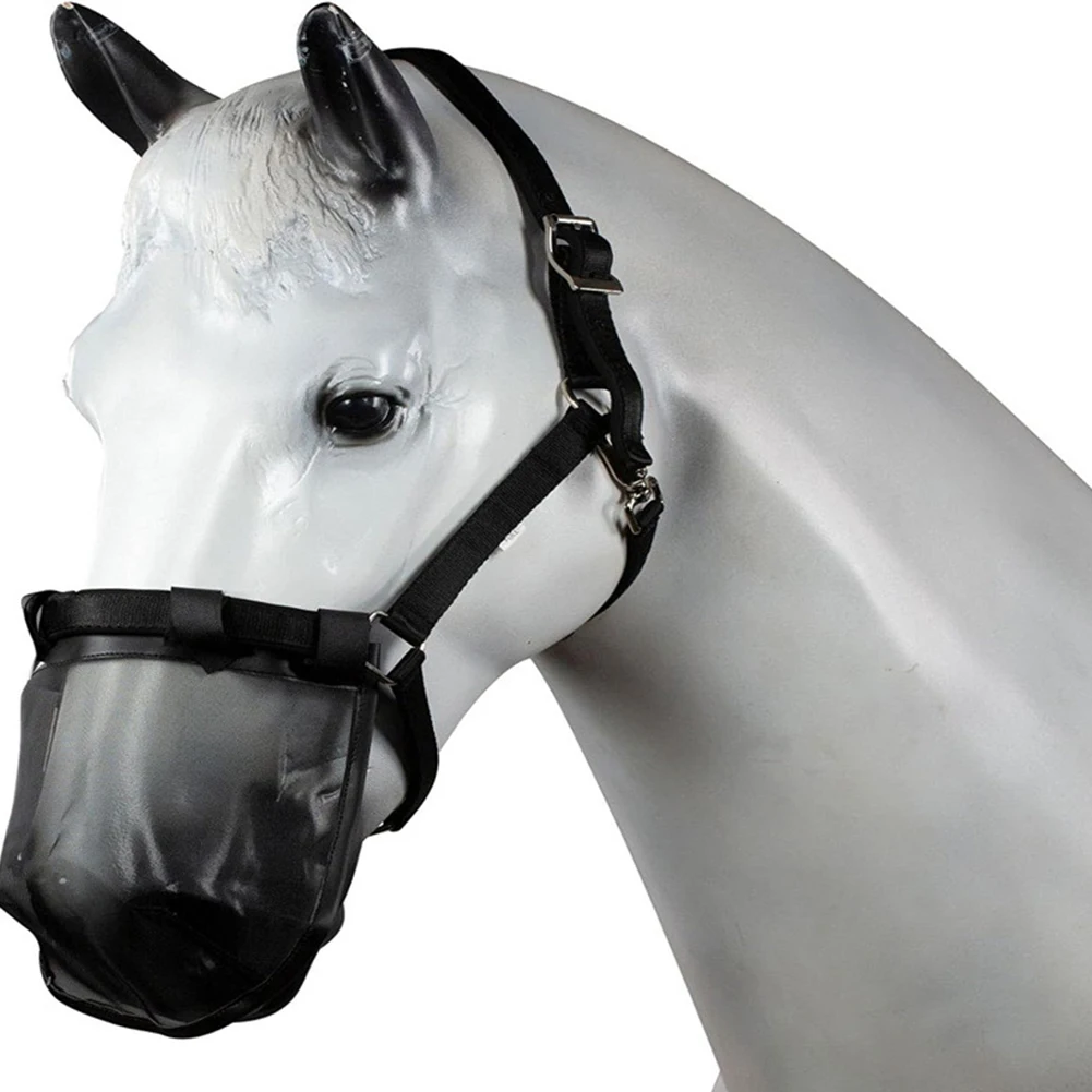 Horse Nose Mosquito Protection Mesh Breathable Headgear Horse Nose Cover Protector Horse Nose Net for Horse Face Protection