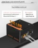 Hot 4 x NVMe Mini NAS Server 4 Bay NAS N100 i3 N305 Pocket PC with Dual LAN,Dual HDMI 2.0,USB3.2 Gen2,Support BT5.4/WiFi6/WiFi7 4