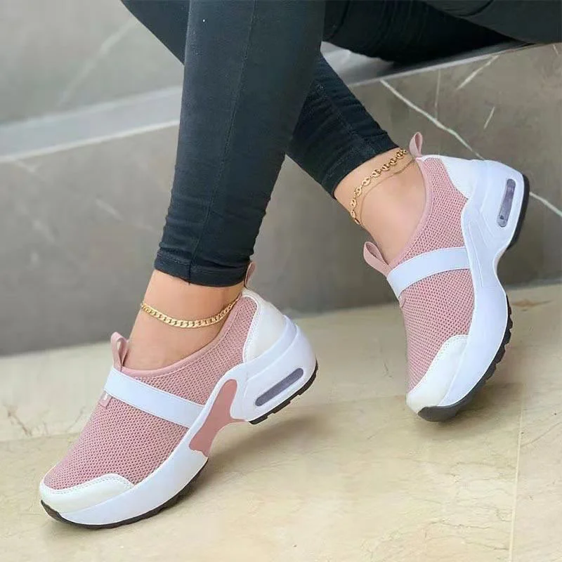 Sandals Women Fashion Shoes Thick Bottom Shoes For Women Elegant Hollow Out Women's Shoes Slip On Women Shoe Retro Footwear S