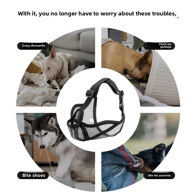 Breathable Pet Muzzle 4