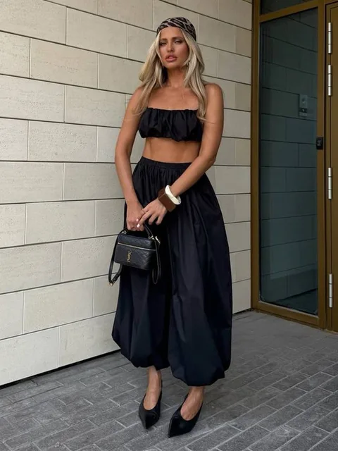 45176-568e3c.jpg Bornladies Autumn Womens 100% Cotton Loose Lantern Style Wide Leg Pants Street Style Casual Lazy Pants Fashion Trousers