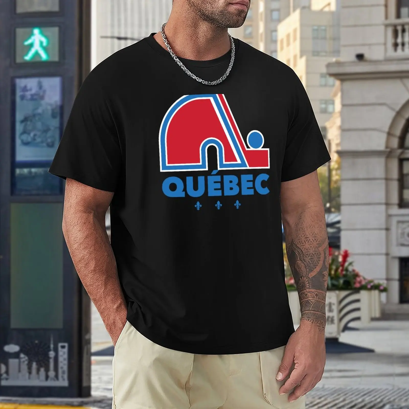 Nordiques Quebec Hockey Team Avalanche Vintage with fleurs de lys