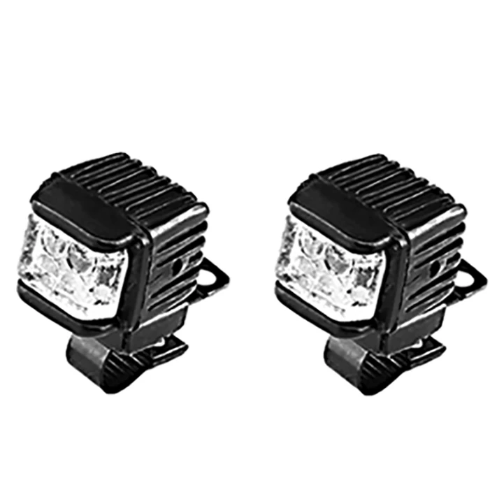 RC Car Light Kits Sidelight with Mount Holder LED Lamp Spotlight Set 1/10 1/12 Truck Rock Crawler Off-road
