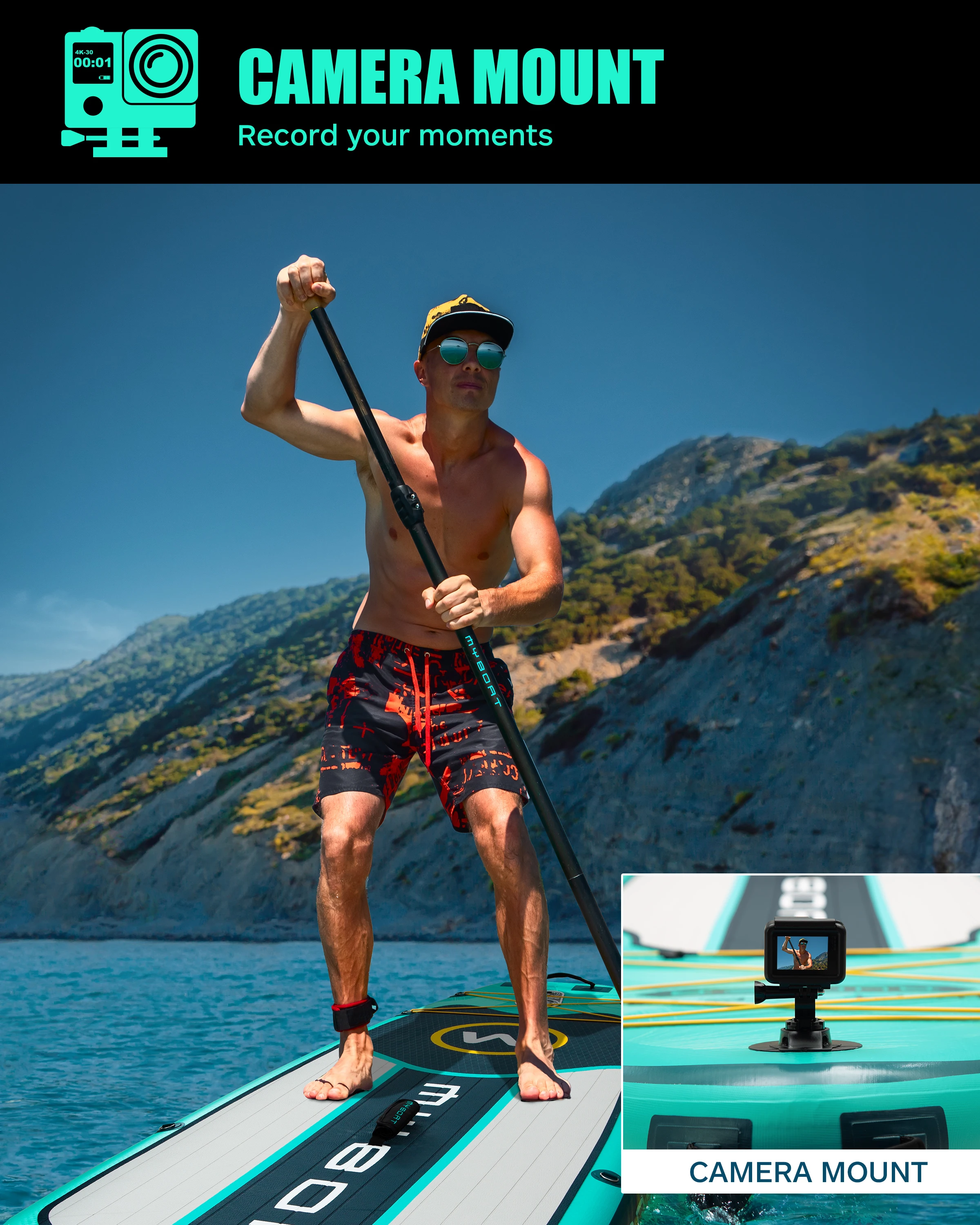 Myboat Stand Up Paddle Board 10\'6\'\'x35\'\'x6\'\' Extra Wide Adult Standing Style Aquatic Fishing With Accessories SUP 2024 New