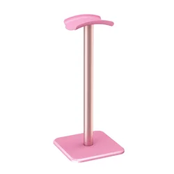 Sleek Aluminium Headphone Stand & Desktop Organizer (Pink)
