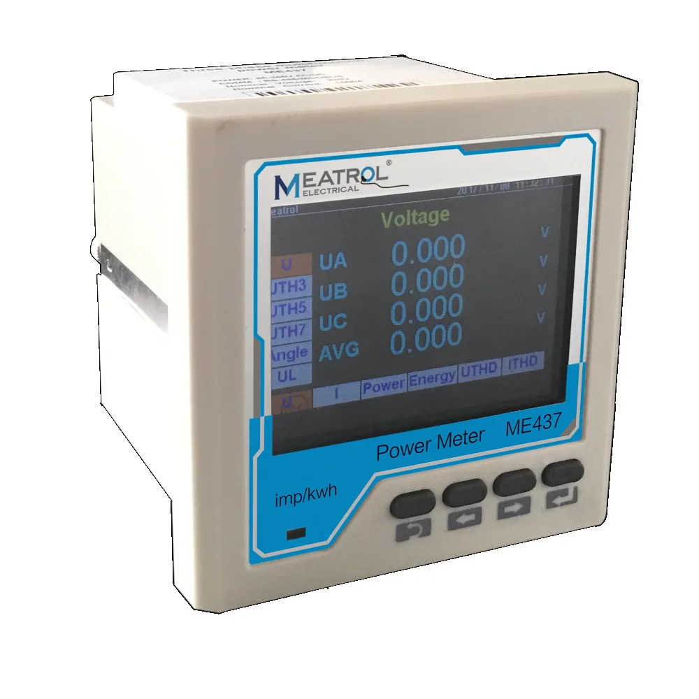 

Modubs RS485 Electricity Smart Energy Panel Meter Power Analyzer ME437 Data Logger