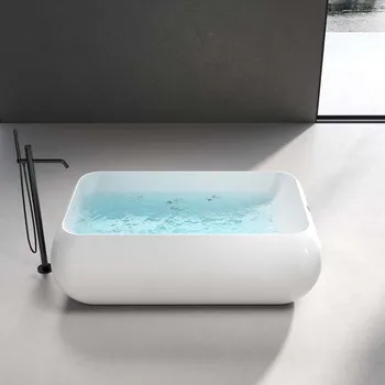 อ่างอาบน้ำวนนวดตัวอะคริลิคแบบตั้งพื้น อ่างสปาบำบัดกายภาพบำบัด สำหรับ 1-2 คน สำหรับห้องน้ำในร่ม 1