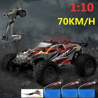 Update 70KM/H High Speed RC Racing Car Retrofit Electric 2.4Ghz 1:10 Scale 4WD RC Truck  4WD Shock Absorber Off Road Vehicle Toy 1