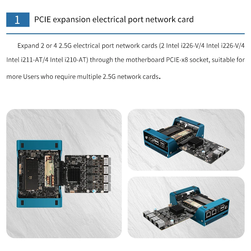 CWWK Magic Computer N100 Small host pcie x8 slot 4NVME DIY players' new favorite 3D printing 4