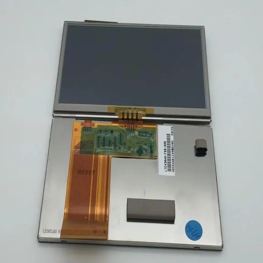 High-Resolution 4.3 WQVGA LCD with Touchscreen Display