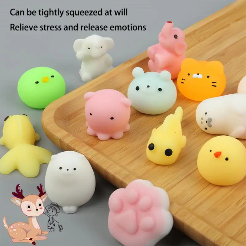 Birthday Gifts Vent Toys Mochi Squishies Kawaii Cartoon Squishy Toys For Kids Relief Stress Ball Squeeze Party Favors Toys - Bilde 3