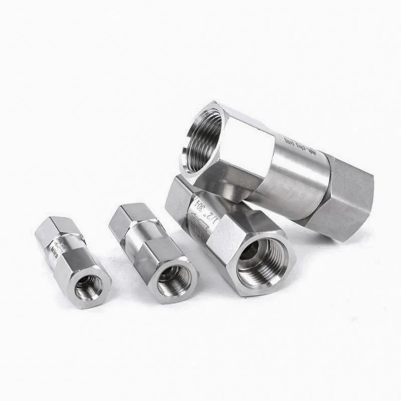 เช็ควาล์วสเตนเลส304สำหรับผู้หญิงขนาด1/8นิ้ว1/4นิ้ว3/8นิ้ว1/2นิ้ว3/4นิ้ว1นิ้ว1นิ้ว 1