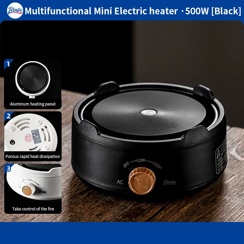 Bincoo القهوة موكا وعاء ماكينة الاسبريسو موقد كهرب...