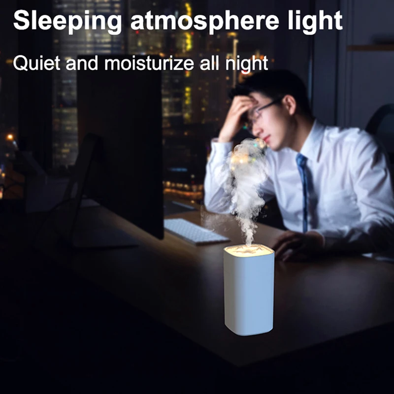 

Air Humidifier With Night Lights USB Ultrasonic Humidifiers Essential Oil Diffuser Cool Mist Maker Air Purifier Humificador