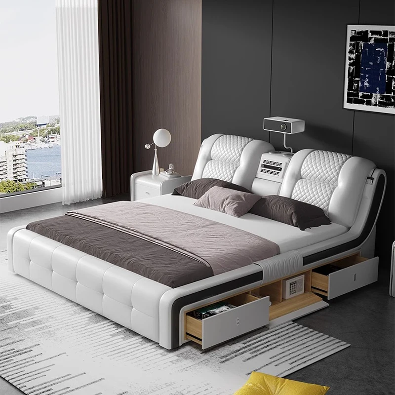 Testiera Matrimoniale Letto Matrimoniale Lusso King Size Soggiorno Struttura Letto Matrimoniale Bambini Twin Letto Matrimoniale Mobili Camera Da Letto