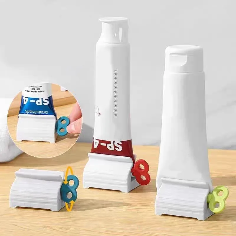 Tube Hand Cream Facial Cleanser Dispenser Holder Squeezer Toothpaste Squeezers Holder Portable Manual Squeeze Tools Household