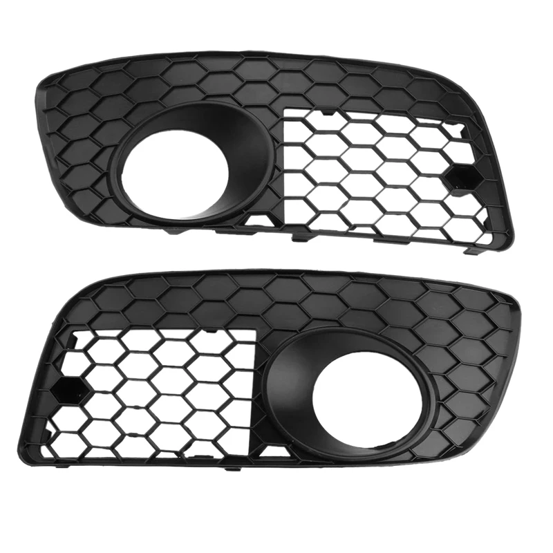 2X Car Front Bumper Fog Light Grille Grill HEX Fog Lamp