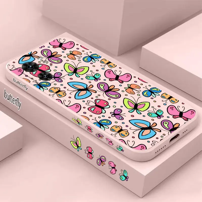 Charming Butterfly Silicone Phone Case - Stylish Protection