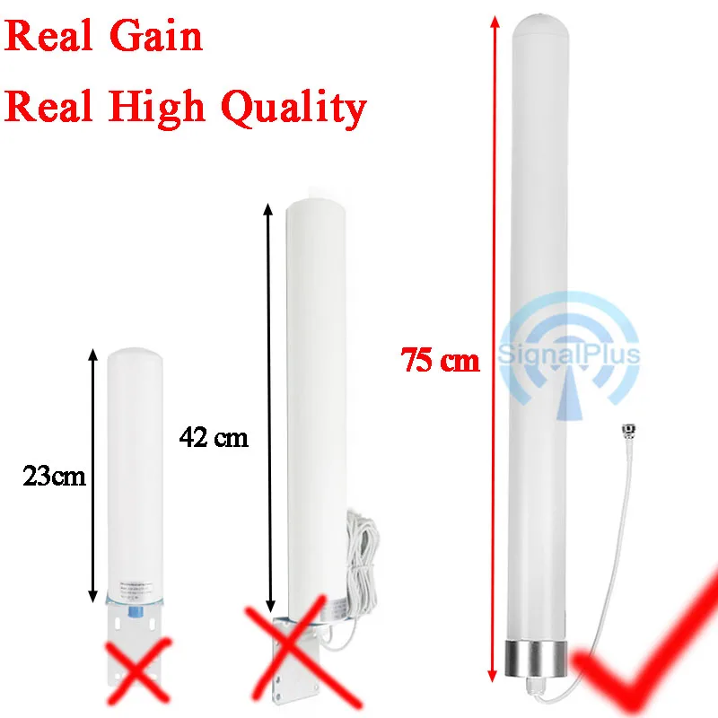 Wide Band 3G/4G LTE 5G Antenna Modems Routers Cell Boosters Omni-Directional Outdoor Fixed Mount Antenna for Verizon, AT&T