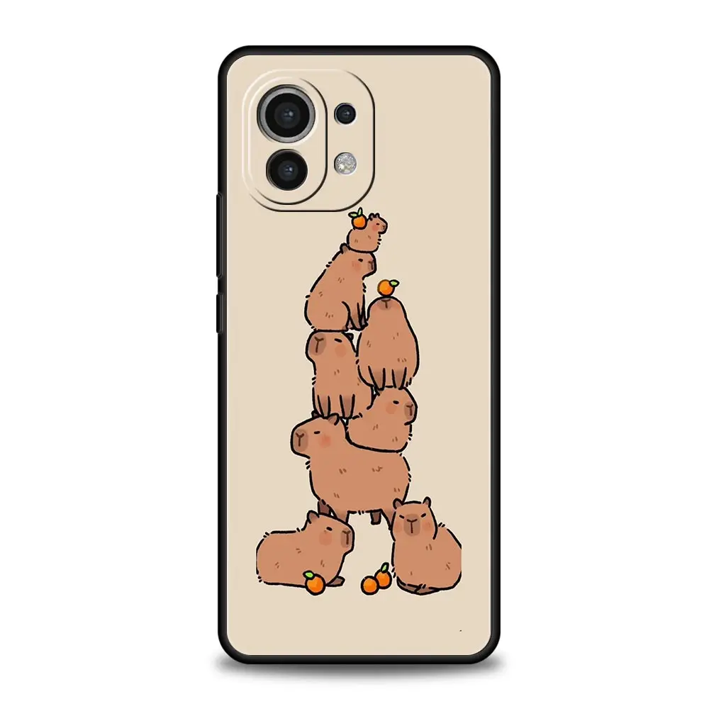 Capybara Couple Cartoon Soft Phone Case Cover