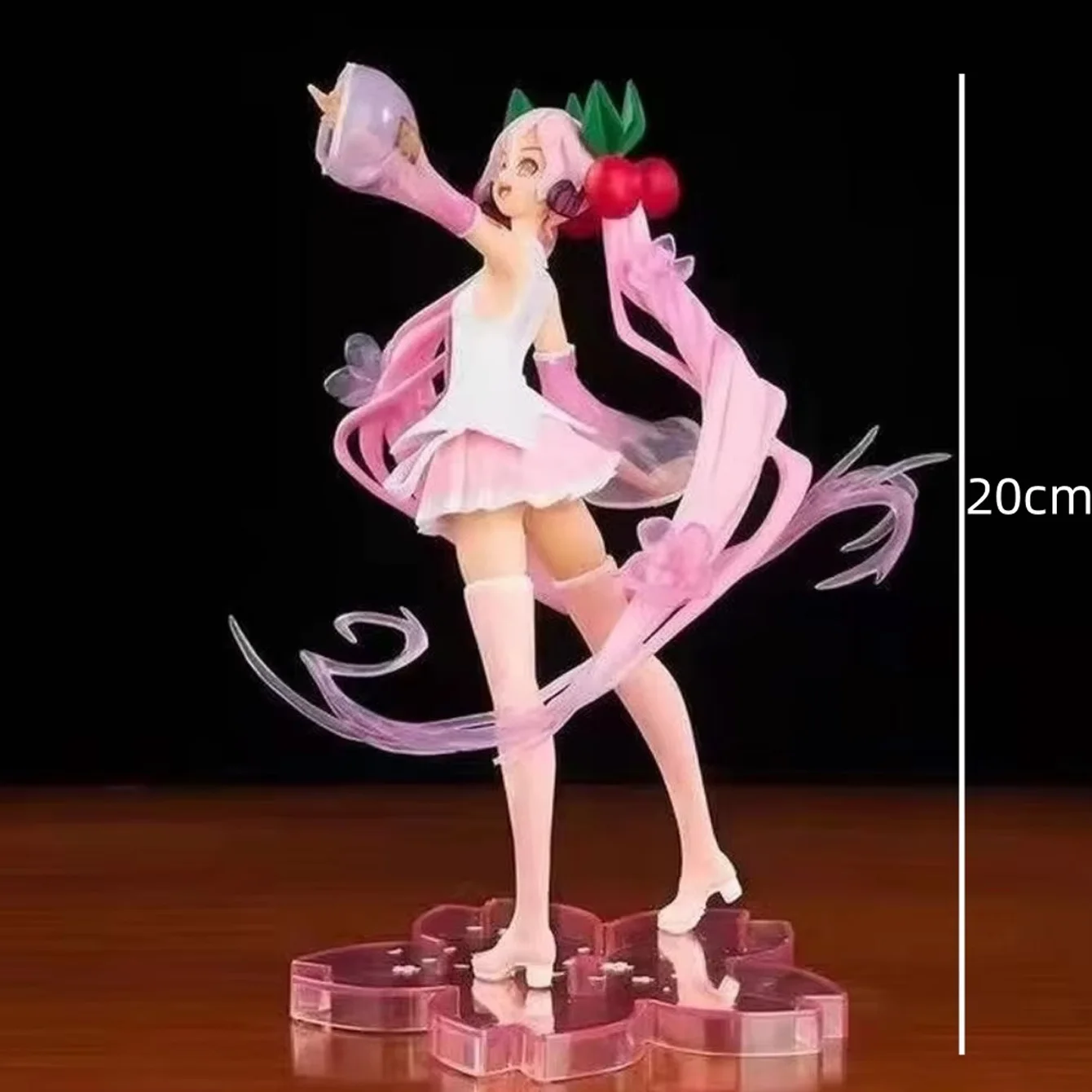 Miku Themed Decorative Statue Set - Detailed Character Display Ornament for Tabletop Decor & Hobby Collection