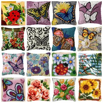 DIY Latch Hook Pillow Kit 1