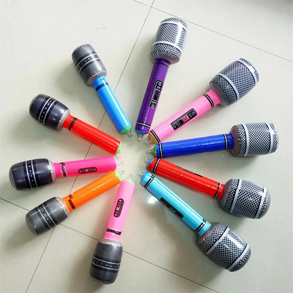 12Pcs Inflatable Instruments Toy Music Balloons Set Simulation Instrument Guitars Saxophones Microphones Party Toy Children Toys 4