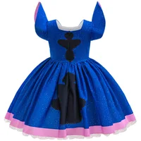 Robe de Cosplay pour filles, Costume de Style film Disney, dessin animé mignon, pour Halloween, carnaval, spectacles sur scène et déguisement pour enfants 4