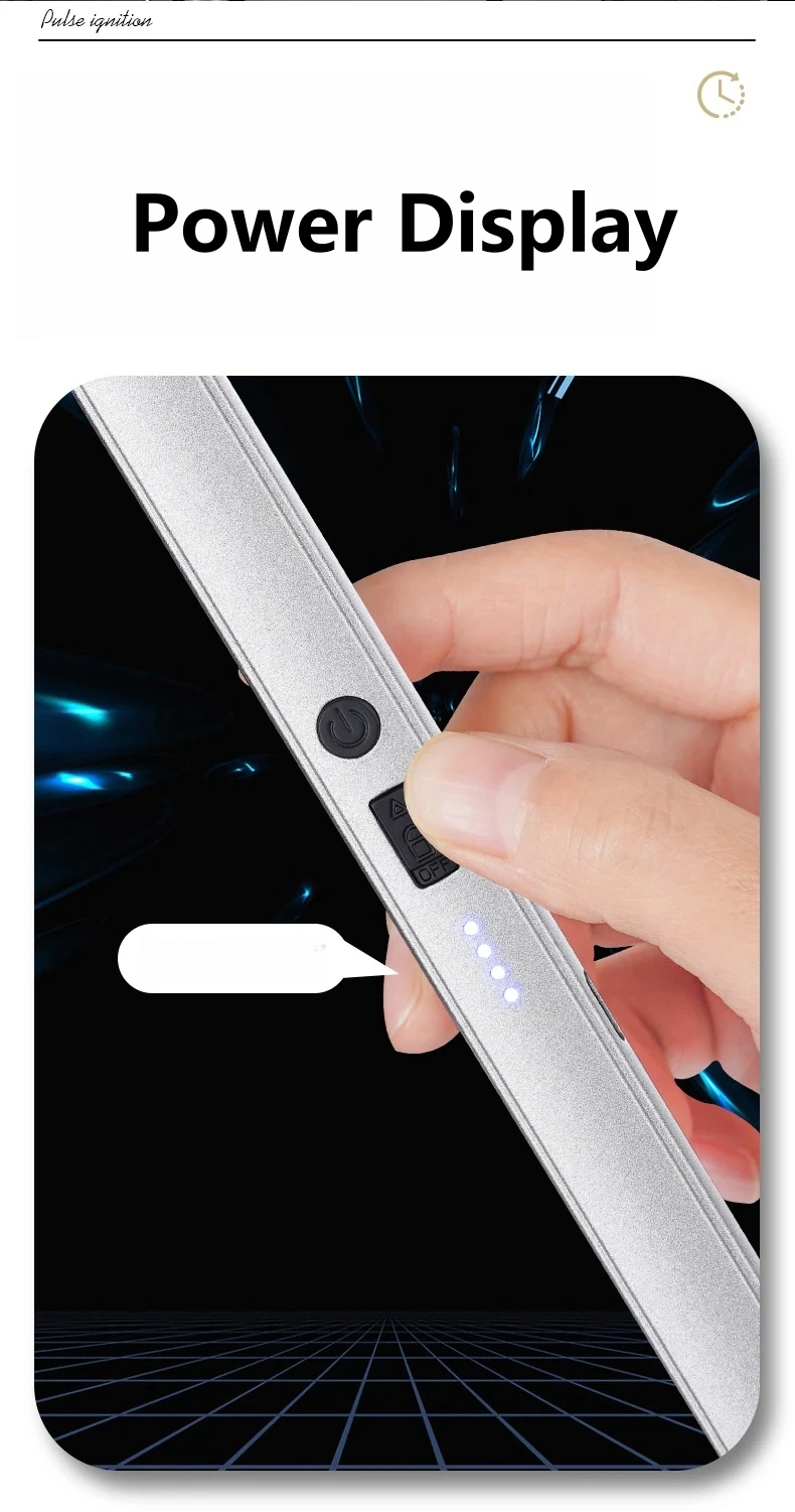 Description Picture 3 of itemPortable Electric Type-C Rechargeable Arc Lighter Home Candle Gas Stove USB Pulse Plasma Windproof Flameless Safety Ignition Gun