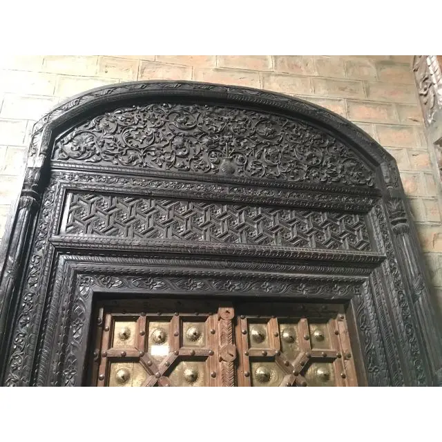 OLD INDIAN FRONT DOOR ANTIQUE CARVED DOOR