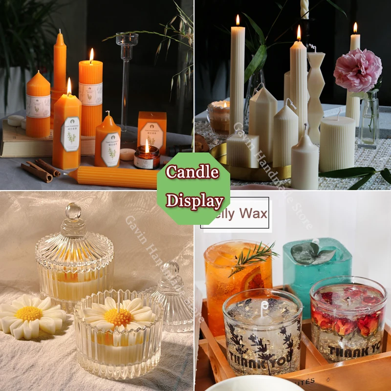 500G/1000G Transparent Jelly Wax Cnadle Raw Material for Diy Handmade  Crystal Candle Molds Wax Cup Tools Making - AliExpress