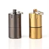 Mini Keychain Retro Kerosene Lighter Diesel Waterproof Lighter Keychain Cigarette Lighter Gift Survival Tool Portable 3