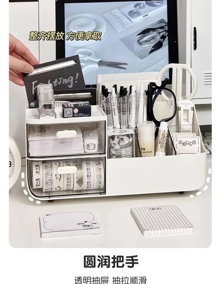 Description Picture 5 of itemINS Drawer Stationery Storage Box Wall Shelves Decoration Hole Board Wall Storage Rack Storage Shelf Bedroom Hanging Organizing