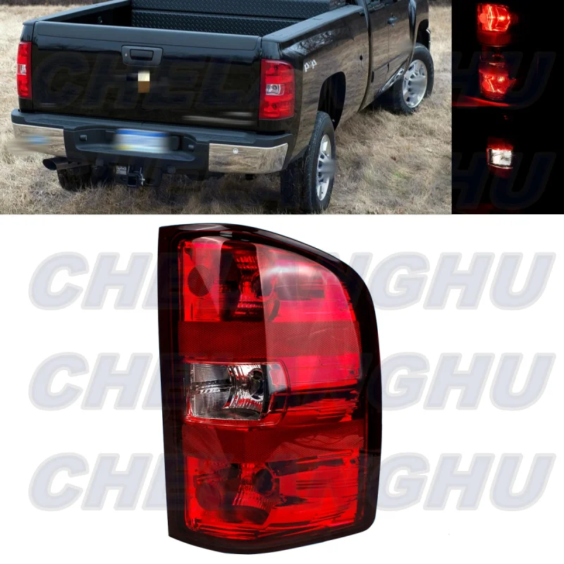 

For Chevrolet Silverado 1500 2500 3500 2007 2008 2009 2010 2011 2012 2013 Right Side Tail Light Rear Brake Lamp Car accessories