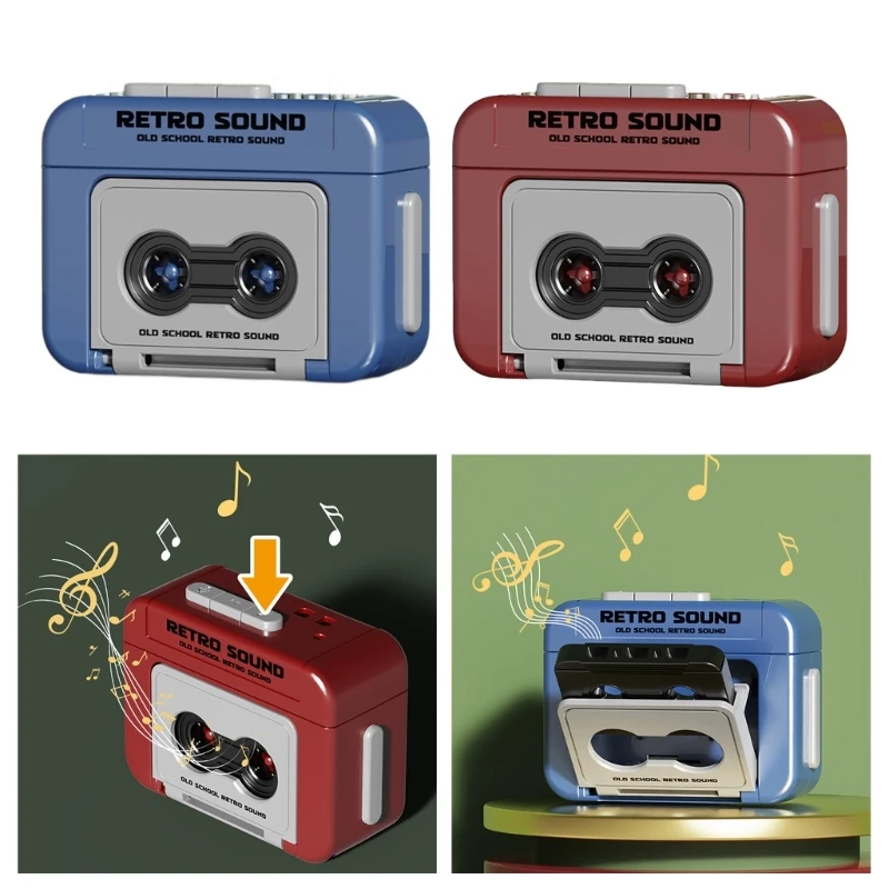 Portable Mini Player Vintage Music Recorders, for Collectors and Hobbyists Music Playback Recording