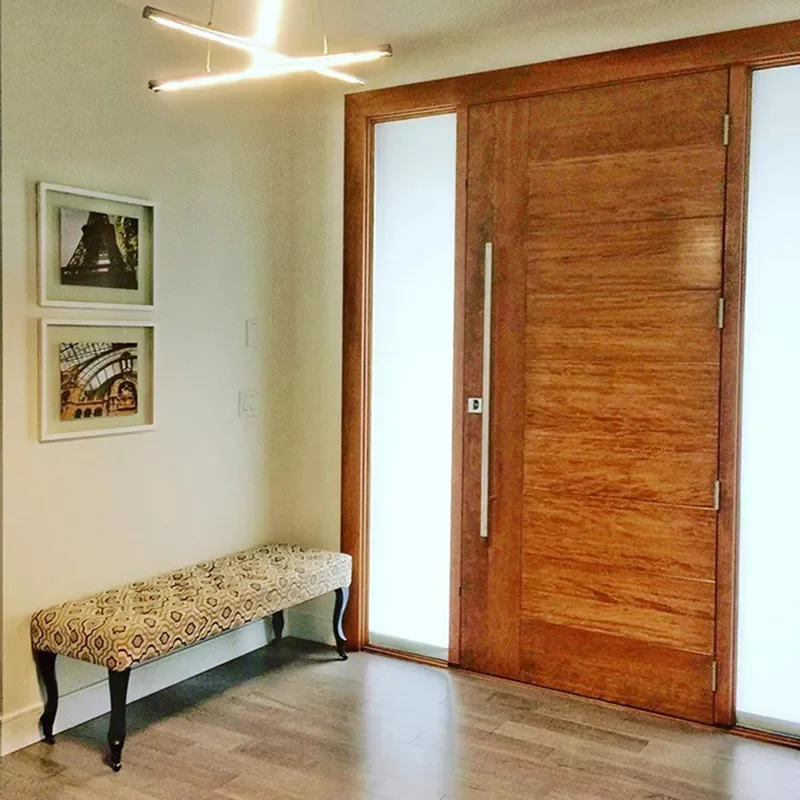 metal front door