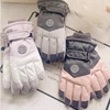Winter Unisex Snowboard Ski Gloves PU Leather Non-slip Touch Screen Waterproof Motorcycle Cycling Fleece Warm Snow Gloves 1
