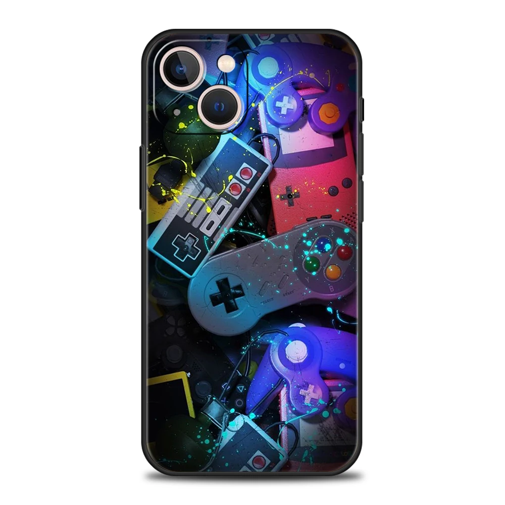 Retro Game Controller Shockproof Silicone Phone Case