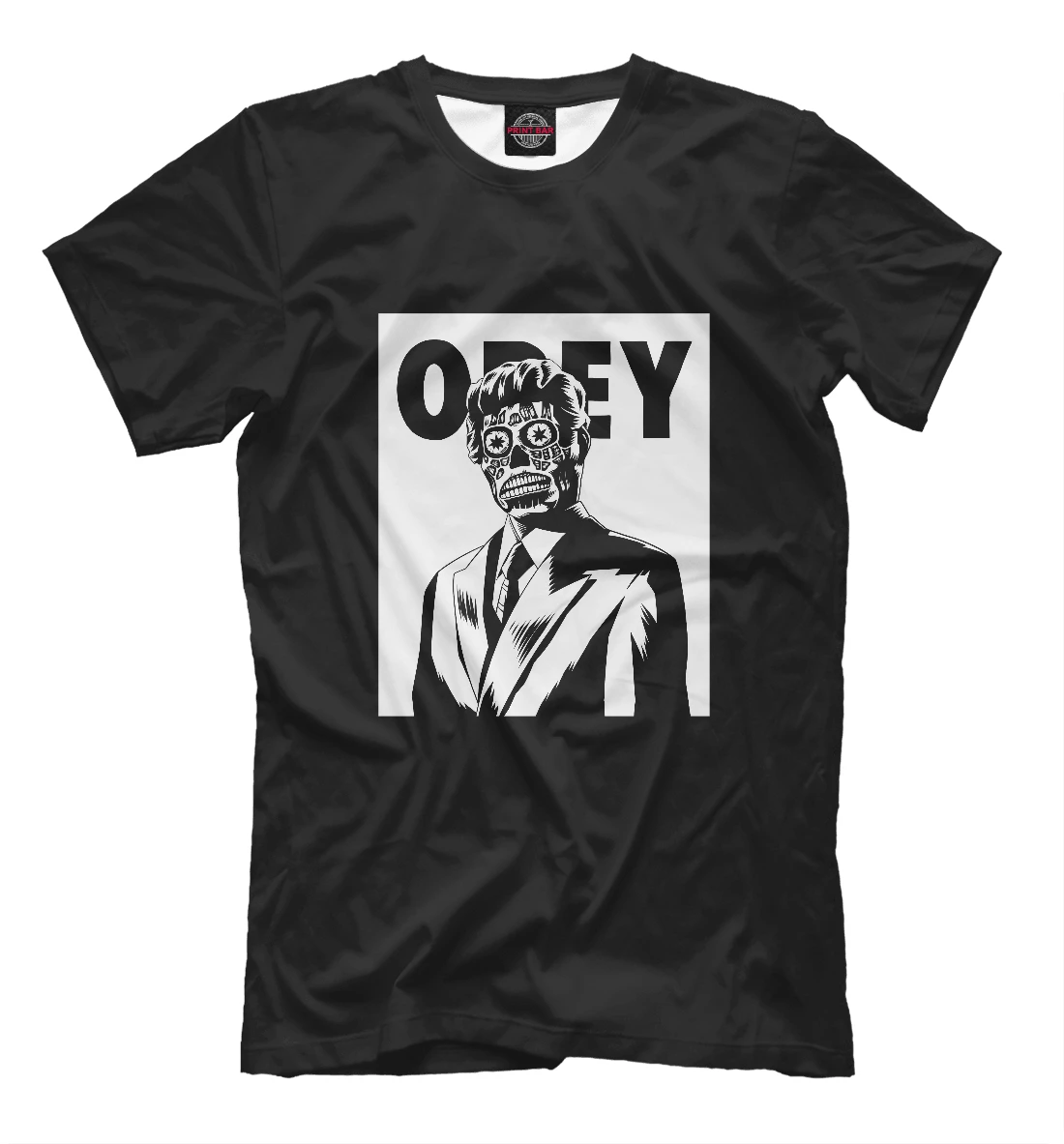 Футболка OBEY Black Хипстер |