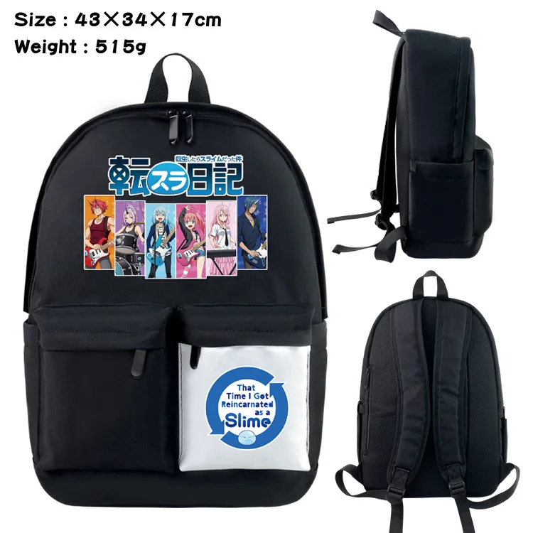 

That Time I Got Reincarnarted as a Slime School Bag Messenger Bag Fashion Pocket Backpack Shoulder Bag Laptop Travel Bags 1148