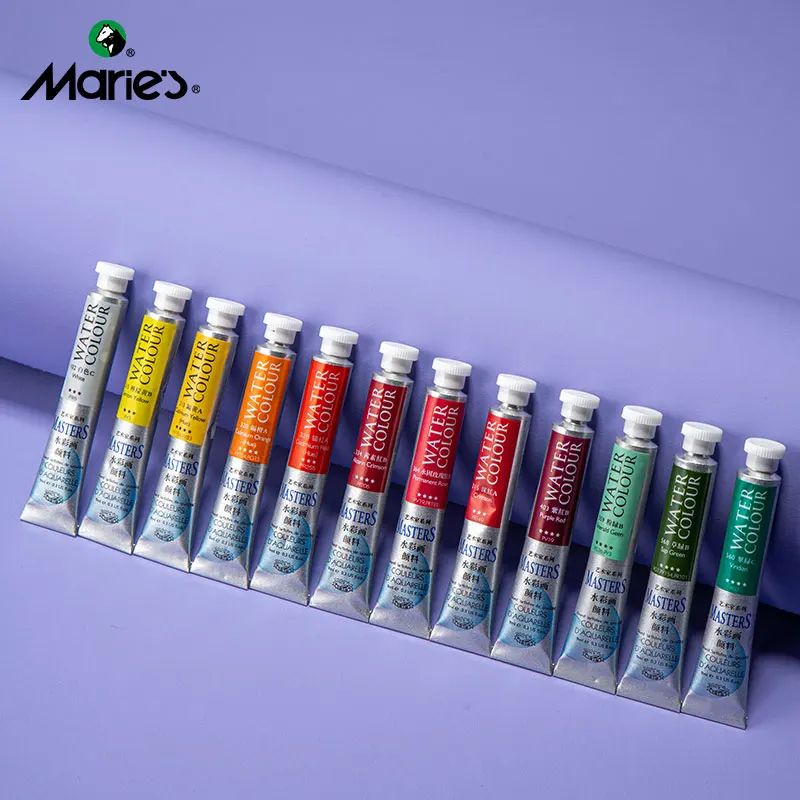 Marie’s Masters Water Color 9ml Tube For Concentrated Color, Pure Pigments, High Lightfastness Ratings Craft Paint for Artists 3