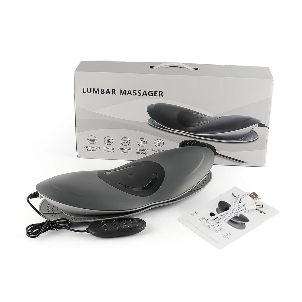 Elektrische Lendenwirbelsäule Traktion Vibration Massager Airbag Wirbelsäule Unterstützung Zurück Massage hine Taille maseador_voghion.com
