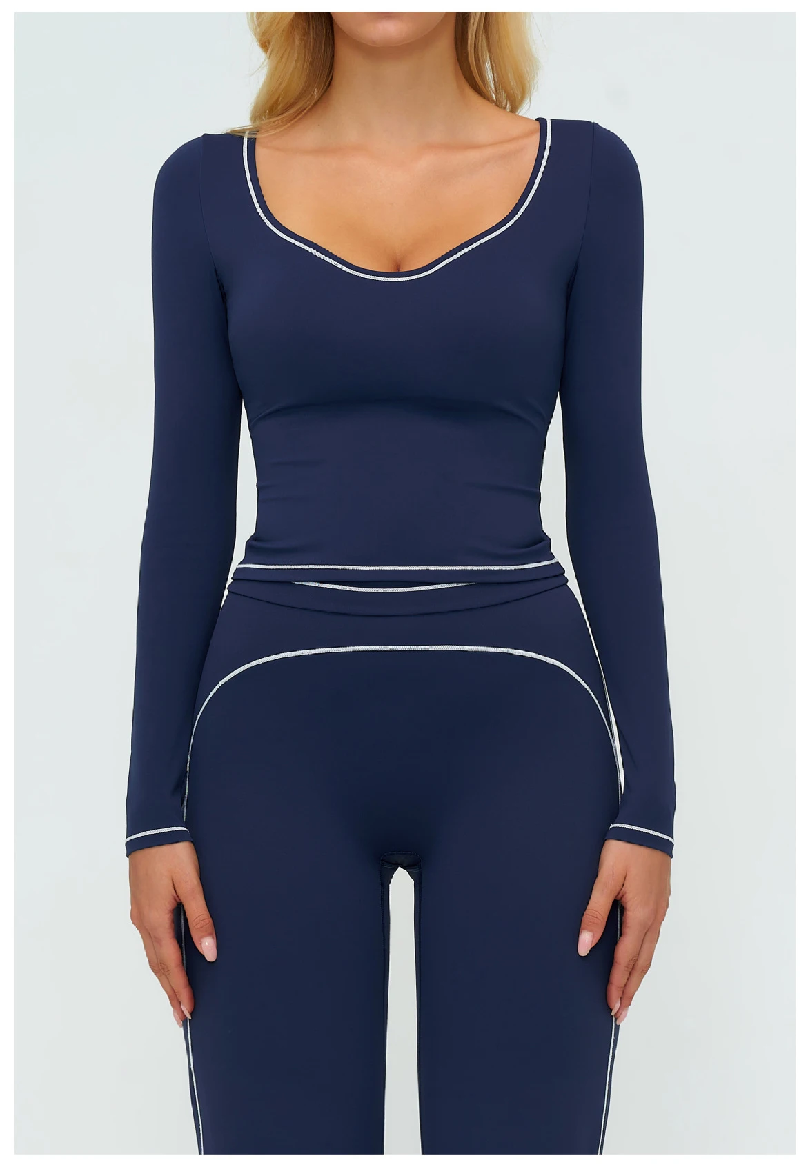 Women's Yoga Long Sleeve Fitness Long Sleeve Running Gym Clothes Workout Dry Fit Breathable High Elastic Sports Top 12 Sd3b51bf603f441939181f411532a5b21R