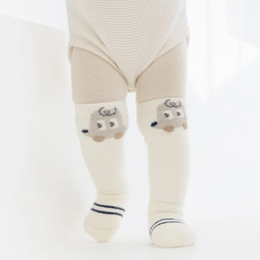 3Pairs Kids Boys Girls Socks Coral Fleece Knee High Long Tube Socks For Girls Bootes Socks Children Leg Warmers Baby Casual Sock