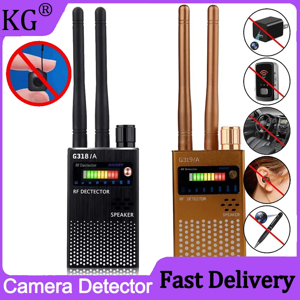 

Anti-spy Camera Detector GSM Audio Bug Finder GPS Signal lens RF Tracker Wifi GPS signal blocker full professional Spy Gadgets