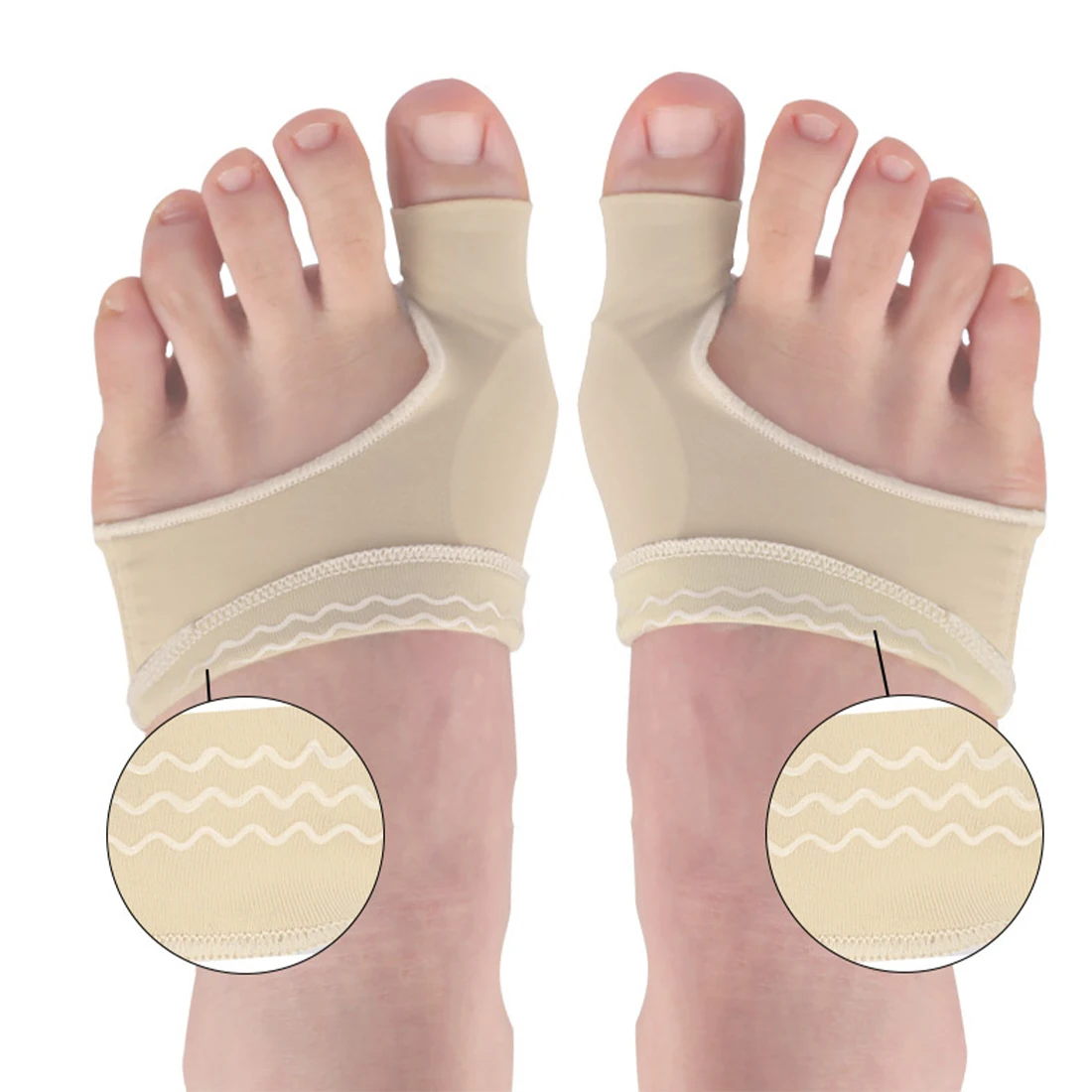 

1 Pair Toe Separator Hallux Valgus Bunion Corrector Orthotics Feet Bone Thumb Adjuster Correction Pedicure Sock Straightener